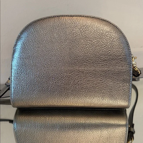 🆕 BRAHMIN Leah Anthracite Moonlit Crossbody Bag Genuine Leather - Picture 3 of 16